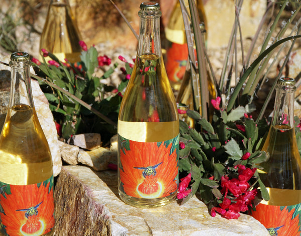 Desert Blossom Honey Sparkling Mead Wine