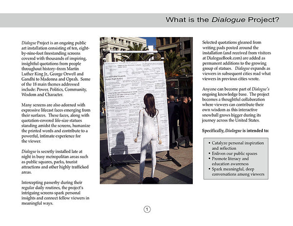 Dialogue Project Quotations & Public Art Book