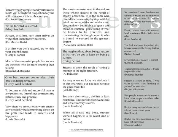 Dialogue Project Quotations & Public Art Book